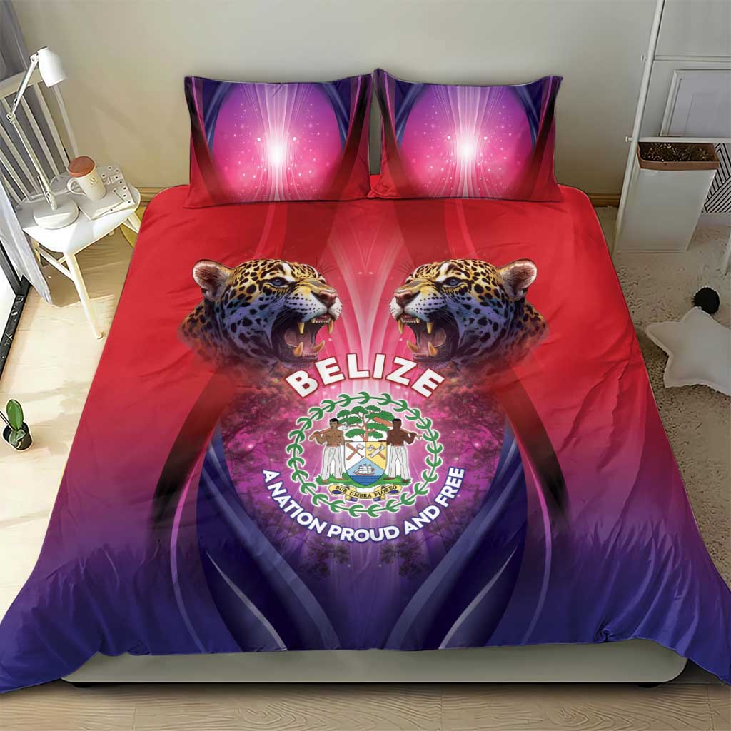 Belize 44th Independence Anniversary Bedding Set Stronger Together Rising Forever - Wonder Print Shop