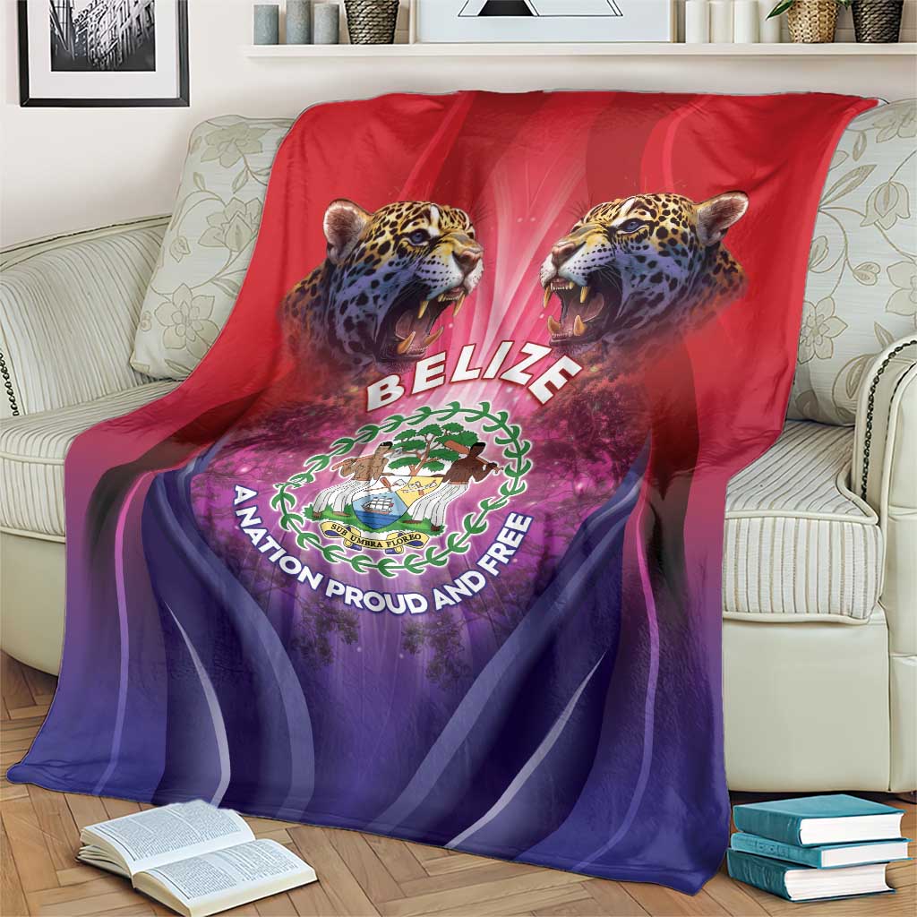 Belize 44th Independence Anniversary Blanket Stronger Together Rising Forever - Wonder Print Shop