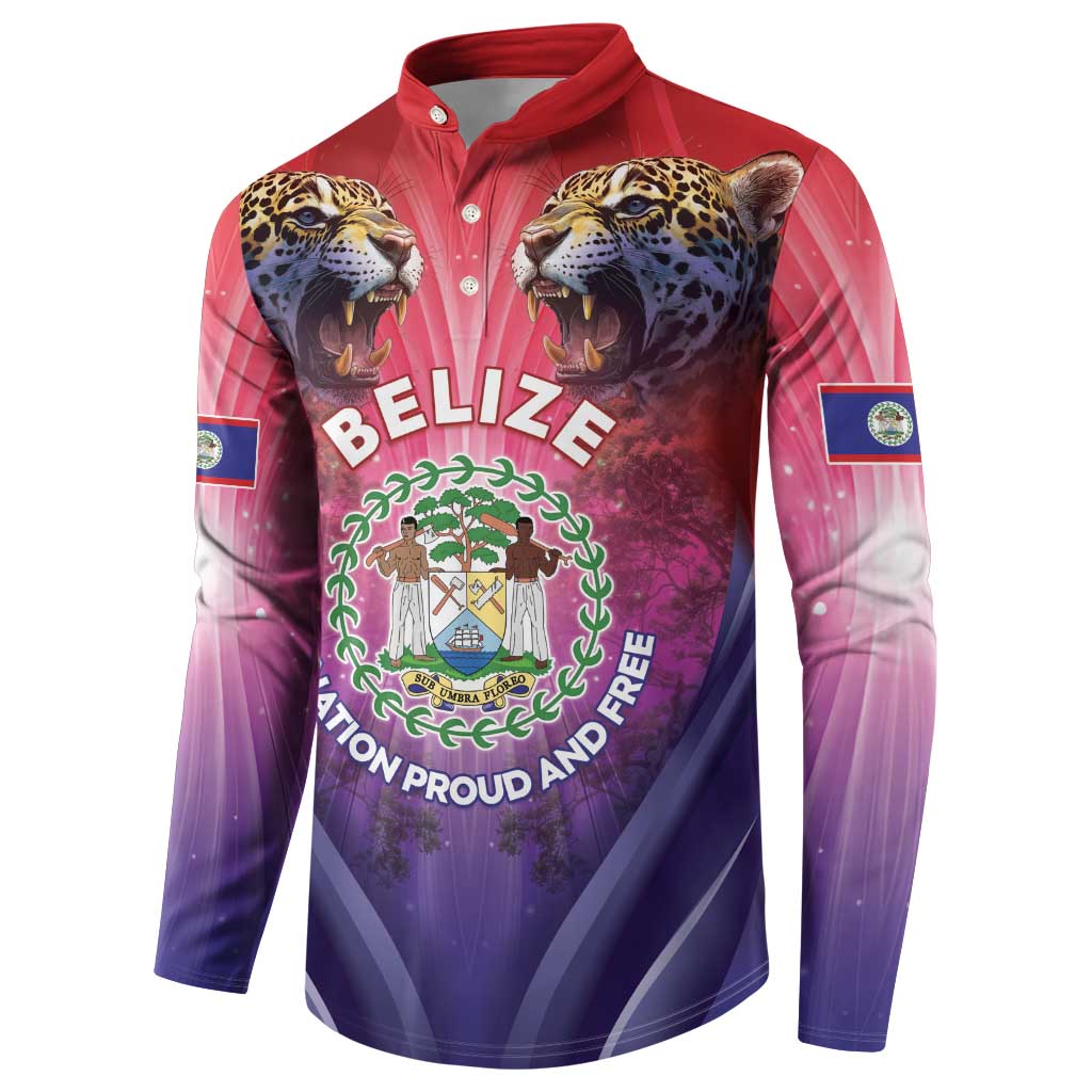 Belize 44th Independence Anniversary Button Sweatshirt Stronger Together Rising Forever - Wonder Print Shop