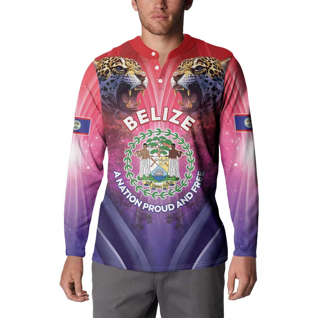 Belize 44th Independence Anniversary Button Sweatshirt Stronger Together Rising Forever - Wonder Print Shop