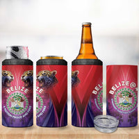 Belize 44th Independence Anniversary 4 in 1 Can Cooler Tumbler Stronger Together Rising Forever - Wonder Print Shop