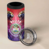 Belize 44th Independence Anniversary 4 in 1 Can Cooler Tumbler Stronger Together Rising Forever - Wonder Print Shop