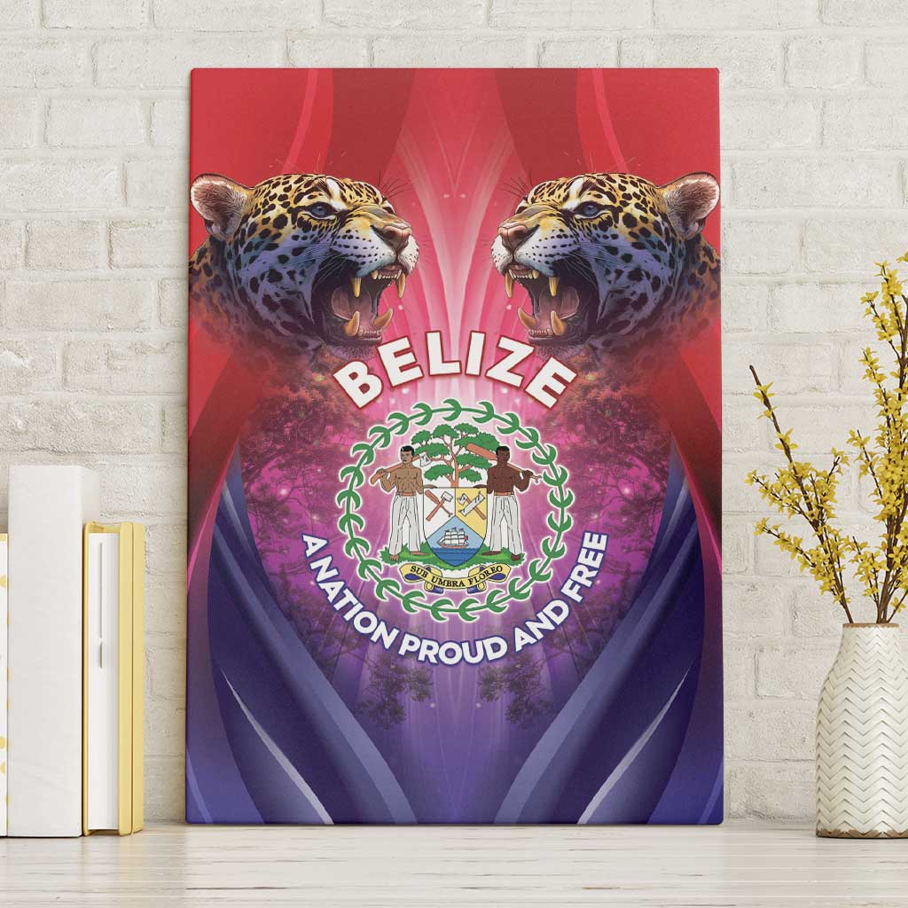 Belize 44th Independence Anniversary Canvas Wall Art Stronger Together Rising Forever - Wonder Print Shop