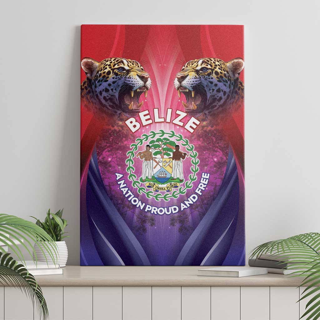 Belize 44th Independence Anniversary Canvas Wall Art Stronger Together Rising Forever - Wonder Print Shop