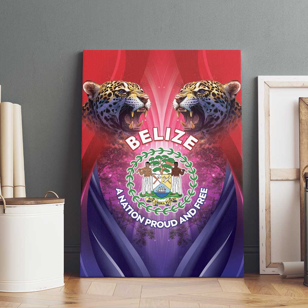 Belize 44th Independence Anniversary Canvas Wall Art Stronger Together Rising Forever - Wonder Print Shop