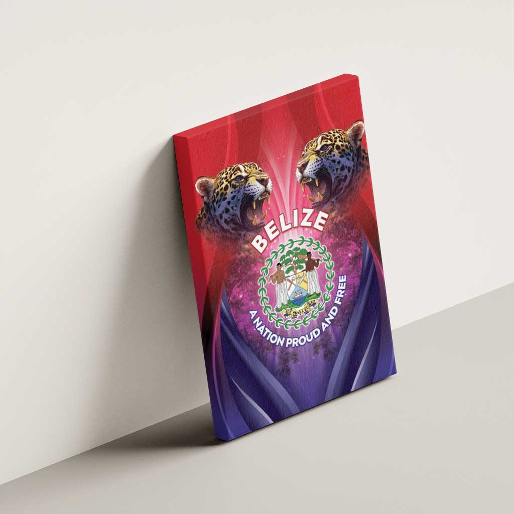 Belize 44th Independence Anniversary Canvas Wall Art Stronger Together Rising Forever - Wonder Print Shop