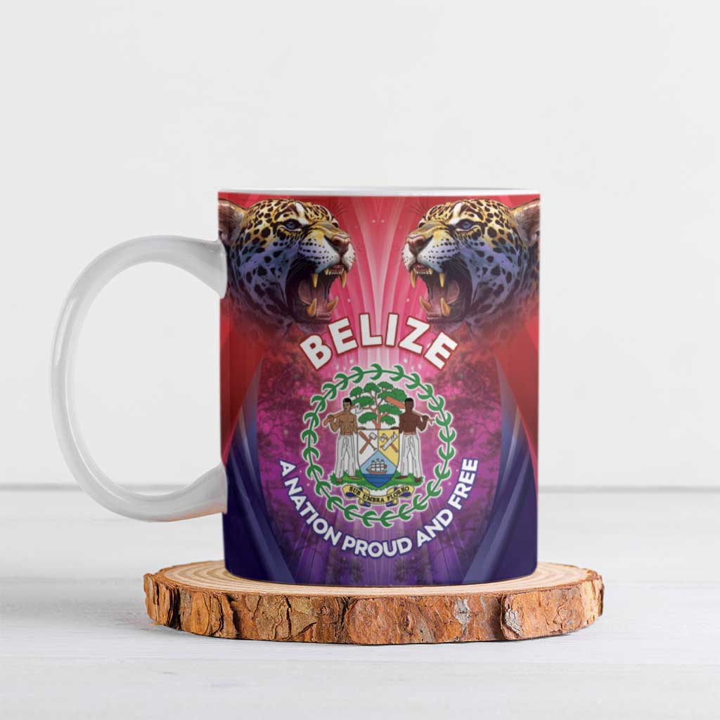 Belize 44th Independence Anniversary Ceramic Mug Stronger Together Rising Forever - Wonder Print Shop