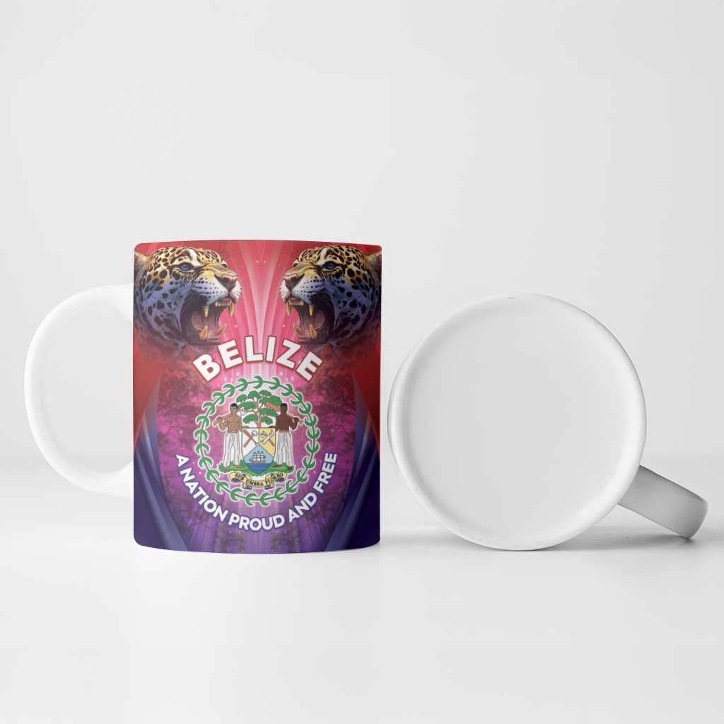 Belize 44th Independence Anniversary Ceramic Mug Stronger Together Rising Forever - Wonder Print Shop