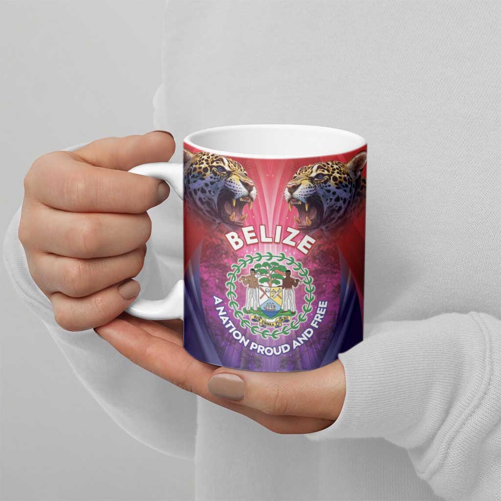 Belize 44th Independence Anniversary Ceramic Mug Stronger Together Rising Forever - Wonder Print Shop