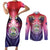 Belize 44th Independence Anniversary Couples Matching Short Sleeve Bodycon Dress and Long Sleeve Button Shirt Stronger Together Rising Forever - Wonder Print Shop