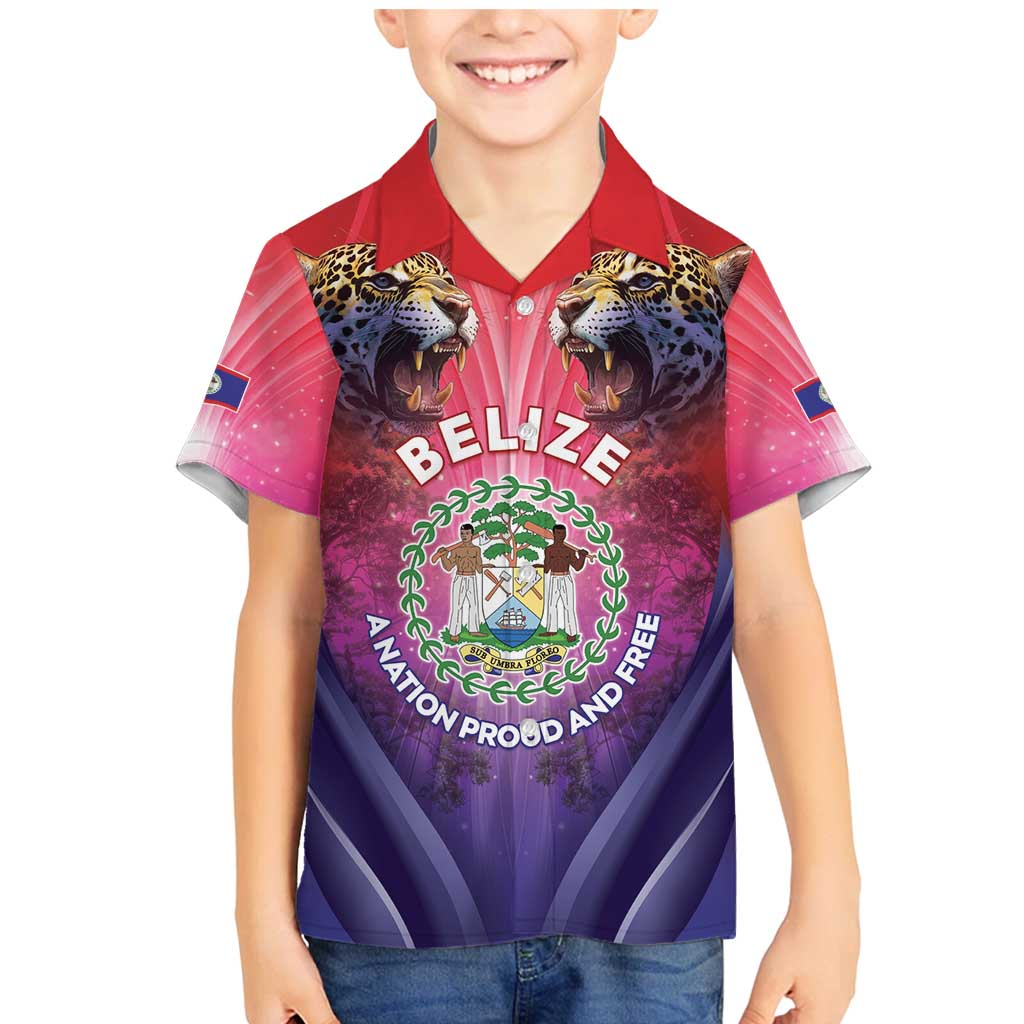 Belize 44th Independence Anniversary Family Matching Mermaid Dress and Hawaiian Shirt Stronger Together Rising Forever - Wonder Print Shop