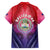 Belize 44th Independence Anniversary Family Matching Off Shoulder Short Dress and Hawaiian Shirt Stronger Together Rising Forever - Wonder Print Shop