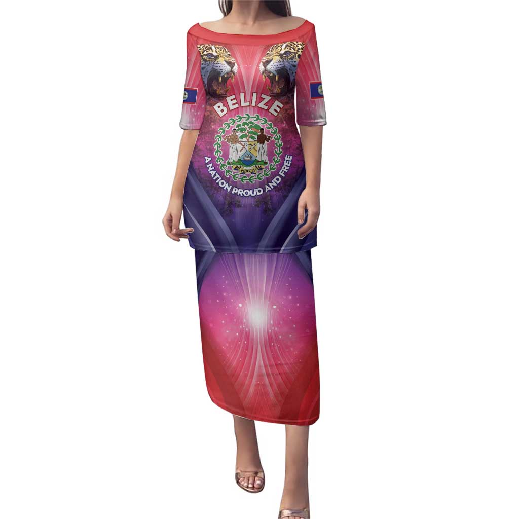 Belize 44th Independence Anniversary Family Matching Puletasi and Hawaiian Shirt Stronger Together Rising Forever - Wonder Print Shop