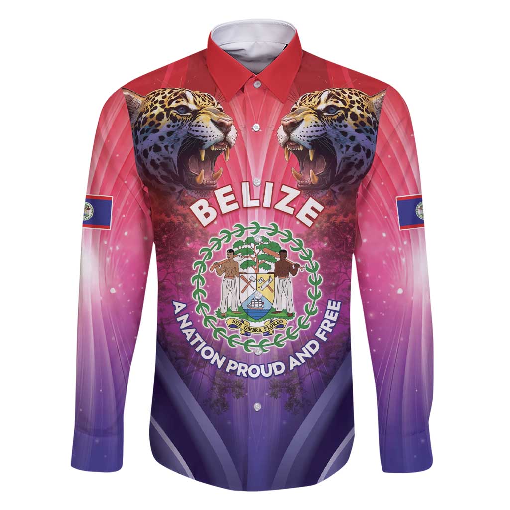 Belize 44th Independence Anniversary Family Matching Short Sleeve Bodycon Dress and Hawaiian Shirt Stronger Together Rising Forever - Wonder Print Shop