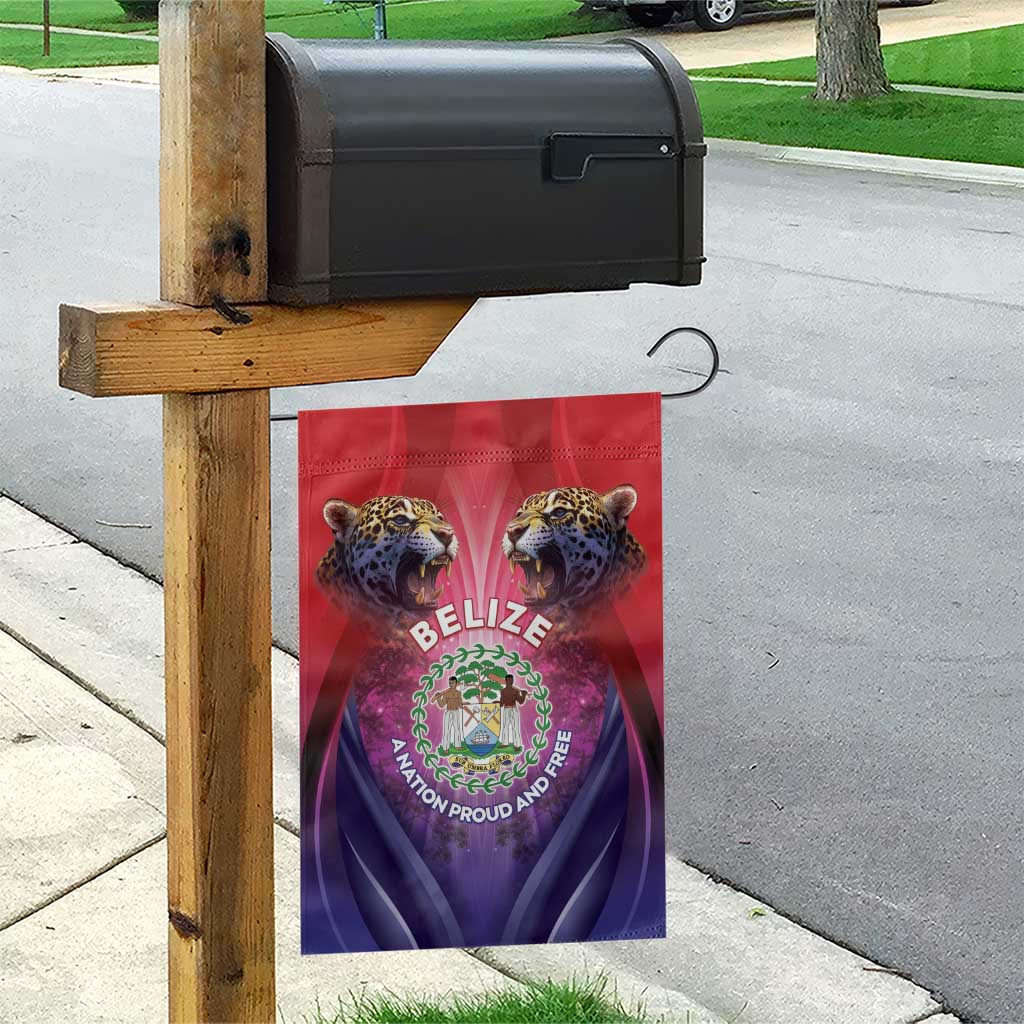 Belize 44th Independence Anniversary Garden Flag Stronger Together Rising Forever - Wonder Print Shop