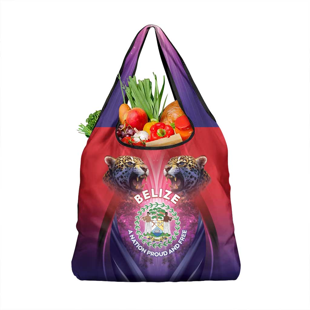 Belize 44th Independence Anniversary Grocery Bag Stronger Together Rising Forever - Wonder Print Shop