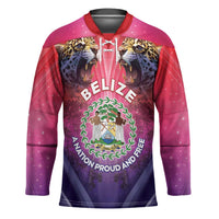 Belize 44th Independence Anniversary Hockey Jersey Stronger Together Rising Forever - Wonder Print Shop