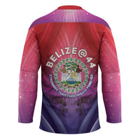 Belize 44th Independence Anniversary Hockey Jersey Stronger Together Rising Forever - Wonder Print Shop