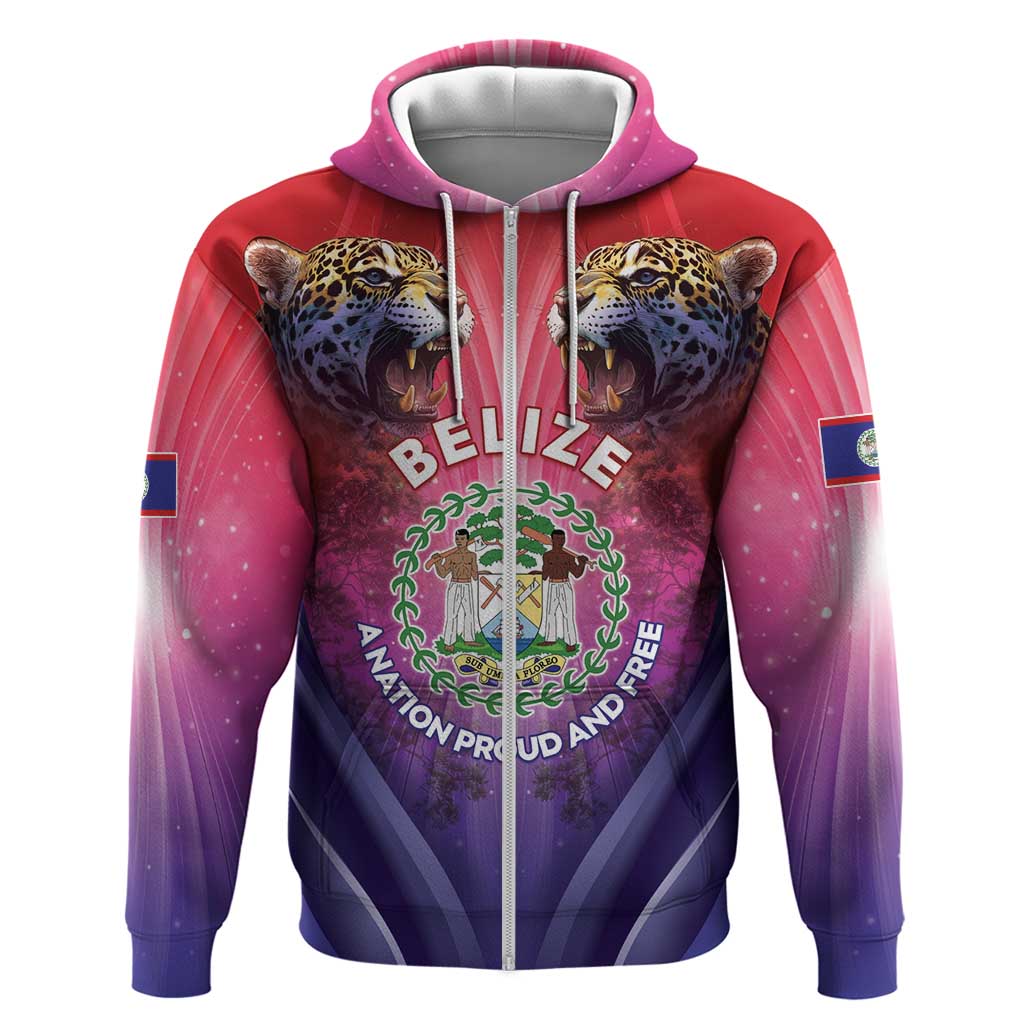 Belize 44th Independence Anniversary Hoodie Stronger Together Rising Forever - Wonder Print Shop