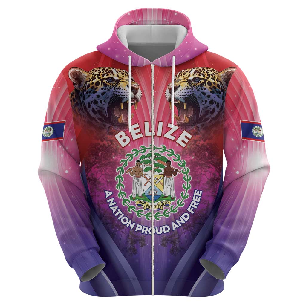 Belize 44th Independence Anniversary Hoodie Stronger Together Rising Forever - Wonder Print Shop