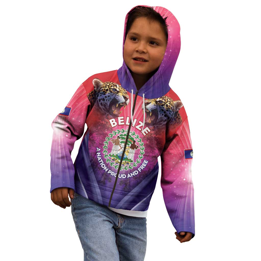 Belize 44th Independence Anniversary Kid Hoodie Stronger Together Rising Forever - Wonder Print Shop