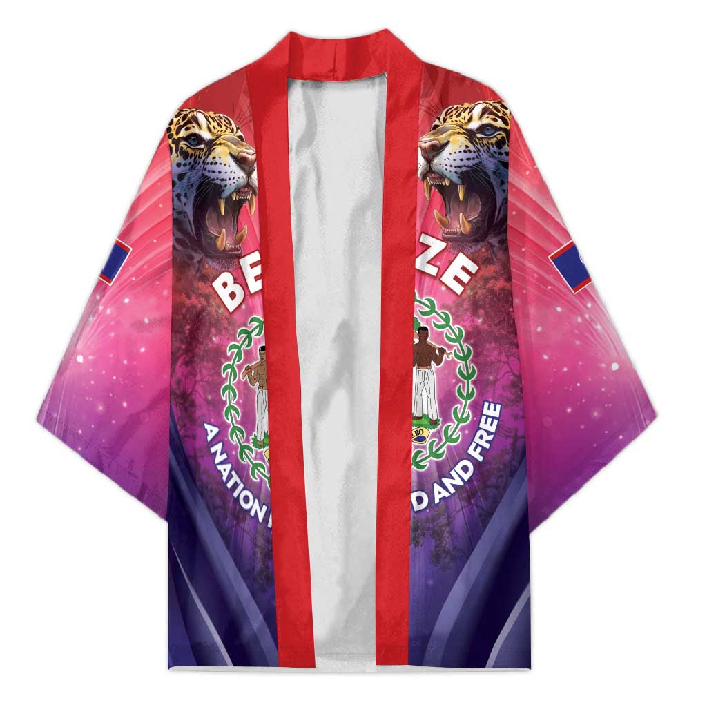 Belize 44th Independence Anniversary Kimono Stronger Together Rising Forever - Wonder Print Shop