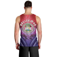 Belize 44th Independence Anniversary Men Tank Top Stronger Together Rising Forever - Wonder Print Shop