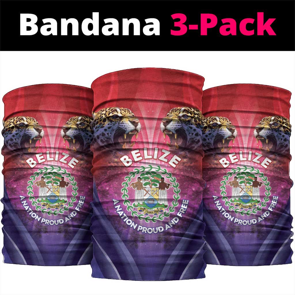 Belize 44th Independence Anniversary Neck Gaiter Stronger Together Rising Forever - Wonder Print Shop