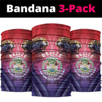 Belize 44th Independence Anniversary Neck Gaiter Stronger Together Rising Forever - Wonder Print Shop