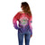 Belize 44th Independence Anniversary Off Shoulder Sweater Stronger Together Rising Forever - Wonder Print Shop