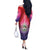 Belize 44th Independence Anniversary Off The Shoulder Long Sleeve Dress Stronger Together Rising Forever - Wonder Print Shop