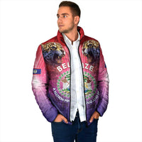 Belize 44th Independence Anniversary Padded Jacket Stronger Together Rising Forever - Wonder Print Shop