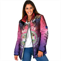 Belize 44th Independence Anniversary Padded Jacket Stronger Together Rising Forever - Wonder Print Shop