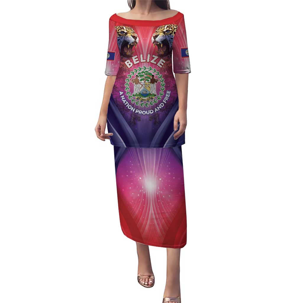 Belize 44th Independence Anniversary Puletasi Stronger Together Rising Forever - Wonder Print Shop