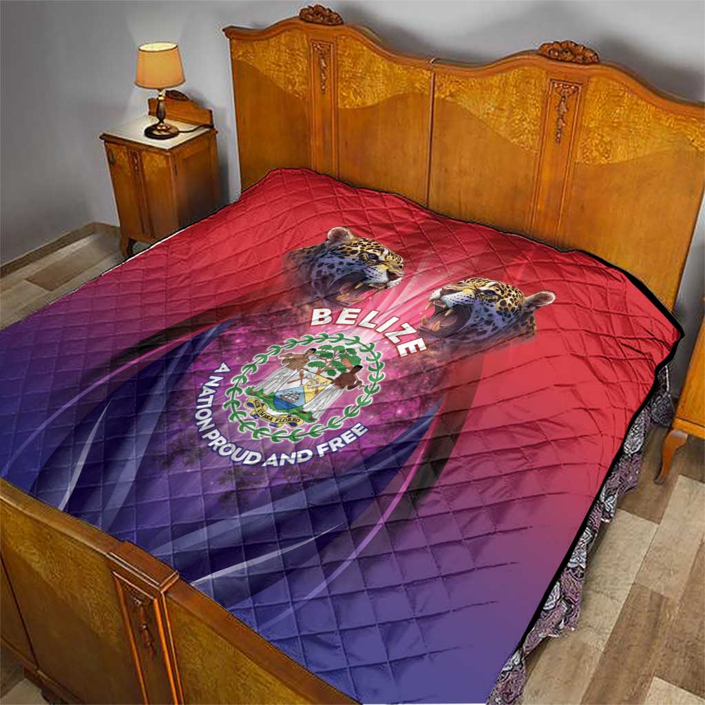Belize 44th Independence Anniversary Quilt Stronger Together Rising Forever - Wonder Print Shop