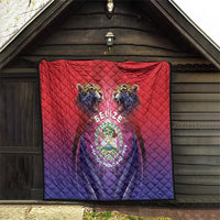 Belize 44th Independence Anniversary Quilt Stronger Together Rising Forever - Wonder Print Shop