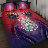 Belize 44th Independence Anniversary Quilt Bed Set Stronger Together Rising Forever - Wonder Print Shop