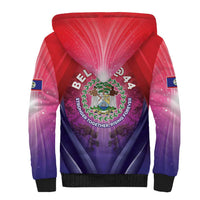 Belize 44th Independence Anniversary Sherpa Hoodie Stronger Together Rising Forever - Wonder Print Shop