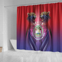 Belize 44th Independence Anniversary Shower Curtain Stronger Together Rising Forever - Wonder Print Shop