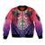 Belize 44th Independence Anniversary Sleeve Zip Bomber Jacket Stronger Together Rising Forever - Wonder Print Shop