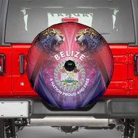 Belize 44th Independence Anniversary Spare Tire Cover Stronger Together Rising Forever - Wonder Print Shop