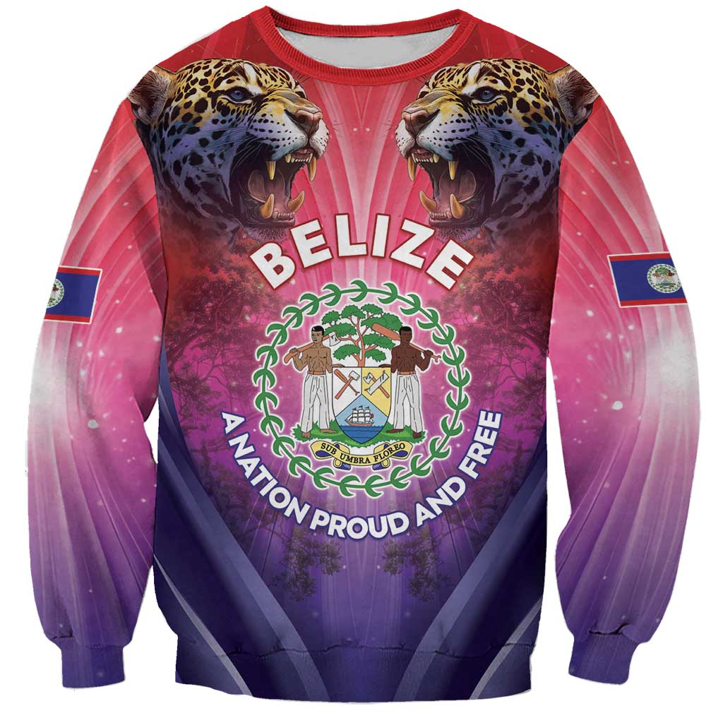 Belize 44th Independence Anniversary Sweatshirt Stronger Together Rising Forever - Wonder Print Shop