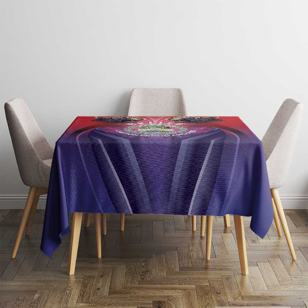Belize 44th Independence Anniversary Tablecloth Stronger Together Rising Forever - Wonder Print Shop