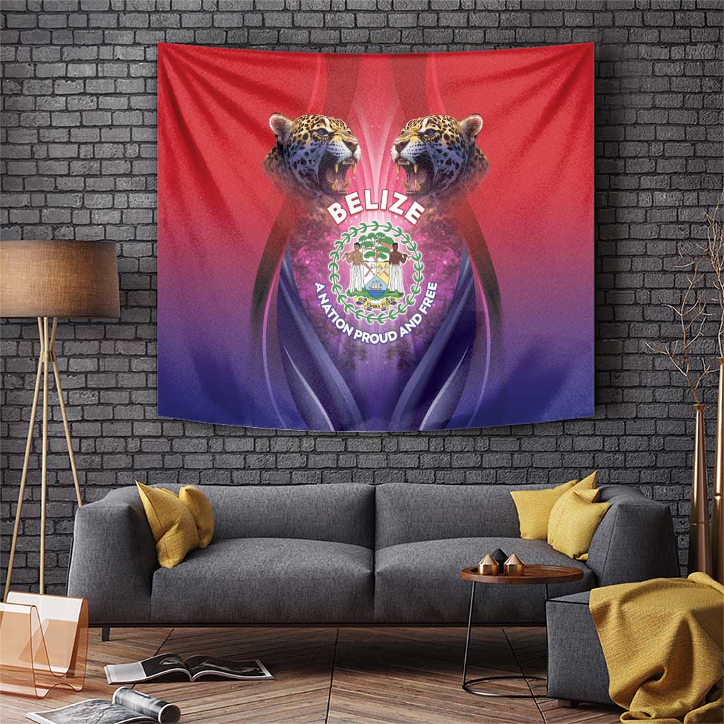 Belize 44th Independence Anniversary Tapestry Stronger Together Rising Forever - Wonder Print Shop