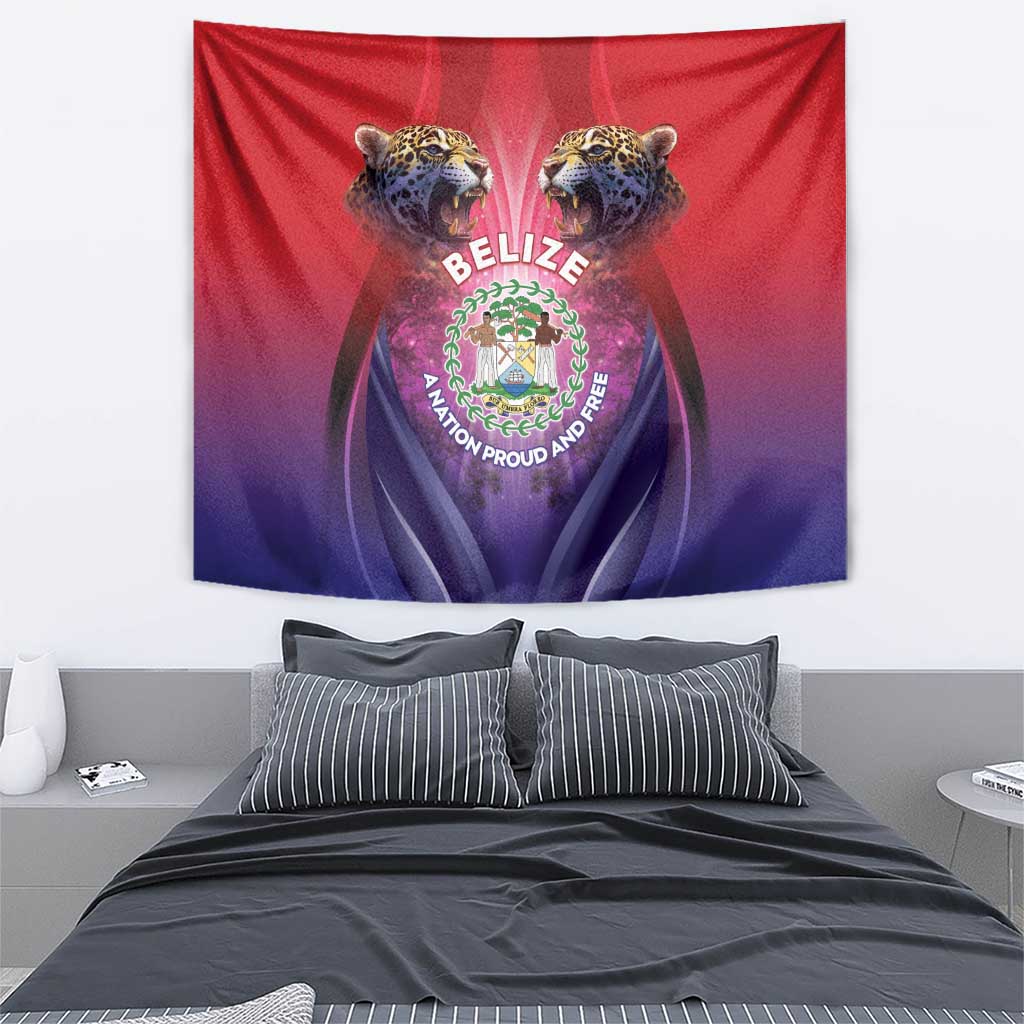 Belize 44th Independence Anniversary Tapestry Stronger Together Rising Forever - Wonder Print Shop