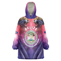 Belize 44th Independence Anniversary Wearable Blanket Hoodie Stronger Together Rising Forever - Wonder Print Shop