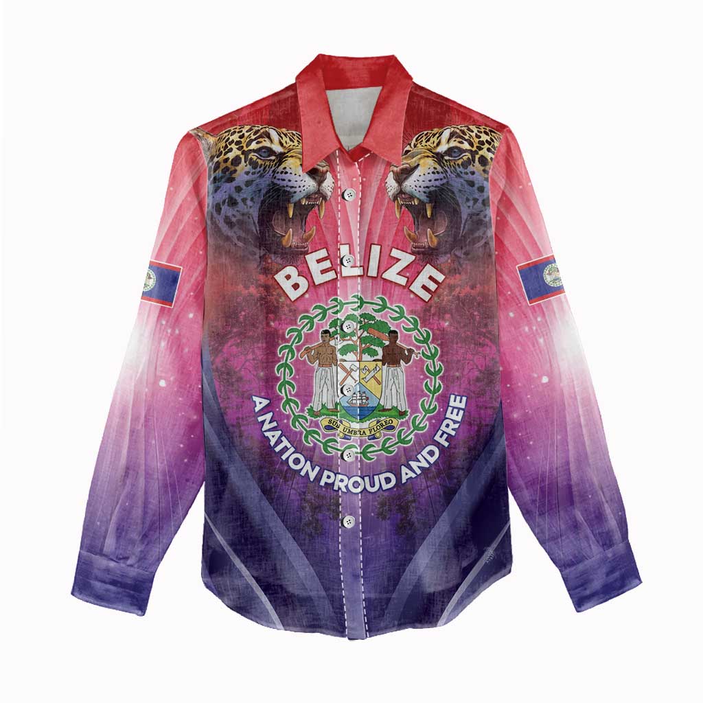 Belize 44th Independence Anniversary Women Casual Shirt Stronger Together Rising Forever - Wonder Print Shop