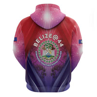 Belize 44th Independence Anniversary Zip Hoodie Stronger Together Rising Forever - Wonder Print Shop