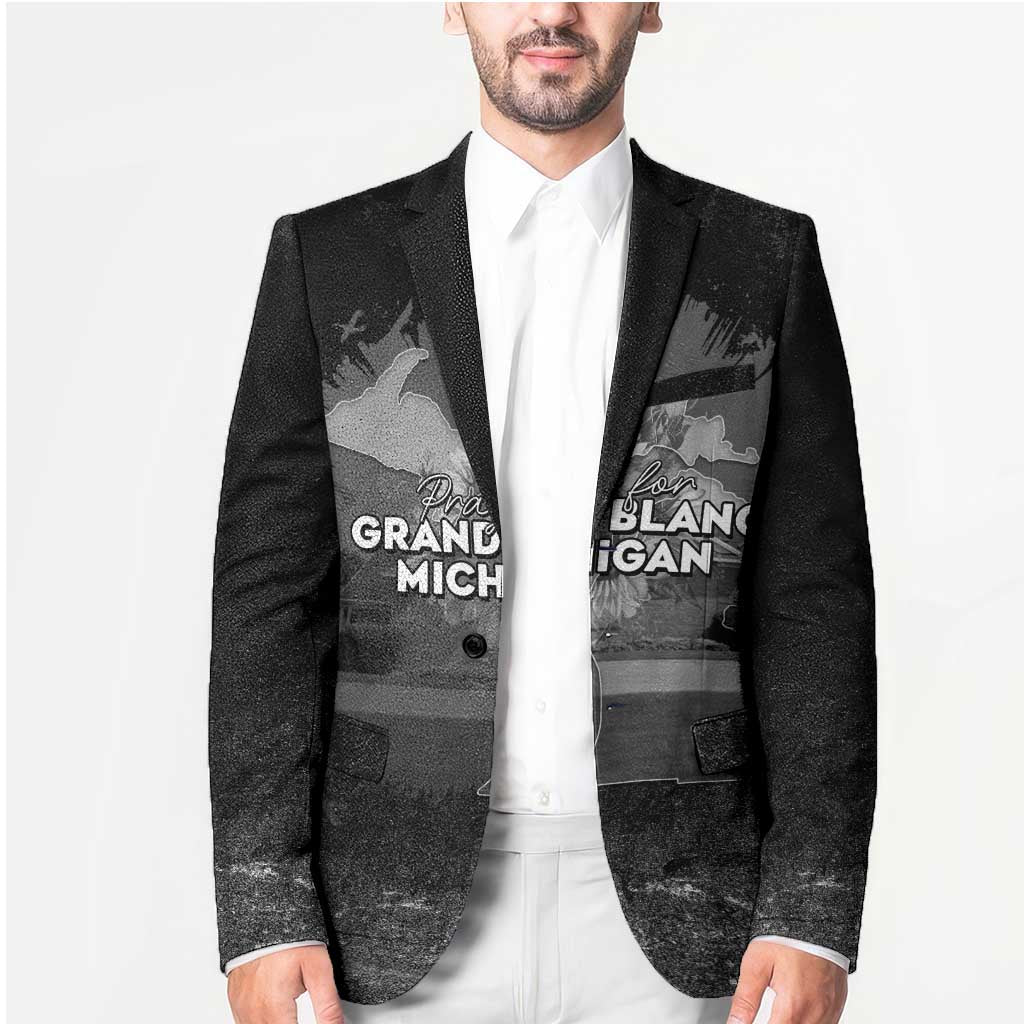 Pray For Michigan Blazer No More Violence - Wonder Print Shop