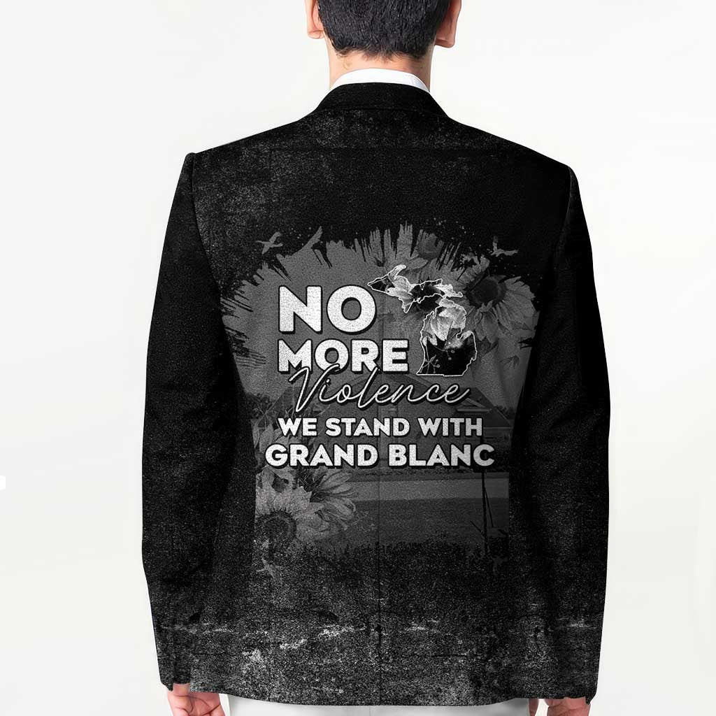 Pray For Michigan Blazer No More Violence - Wonder Print Shop
